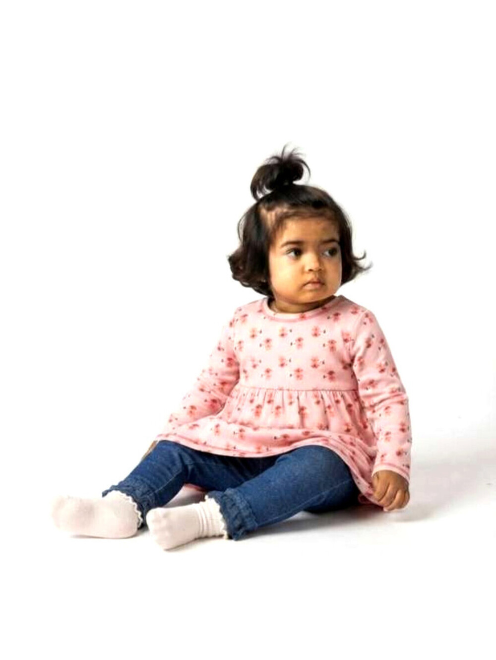 Touched by Nature Baby Girl Organic Cotton Dress & Legging Set 18M